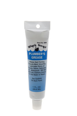 BLACK SWAN PLUMBERS GREASE 1oz SQUEEZE TUBE (Box 12)