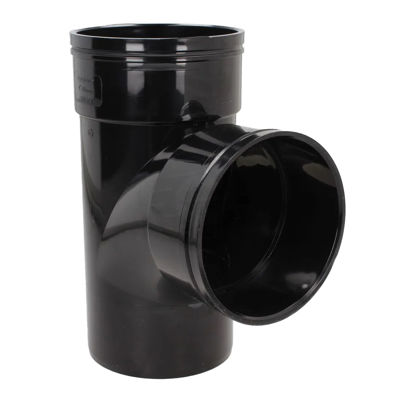 110mm SOLVENT SOIL 92 D/S BRANCH BLACK