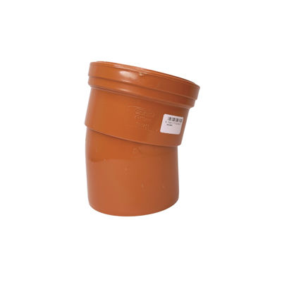 110mm UNDERGROUND SINGLE SOCKET 15 BEND