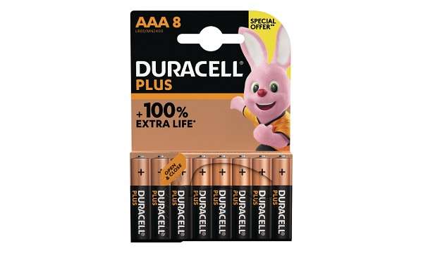 DURACELL PLUS POWER AAA BATTERY (8 IN PACK) MN2400B8PLUS