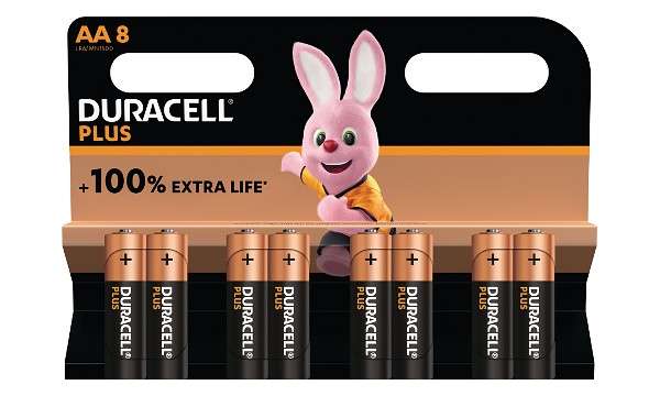 DURACELL PLUS POWER AA BATTERY (8 IN PACK) MN1500B8PLUS