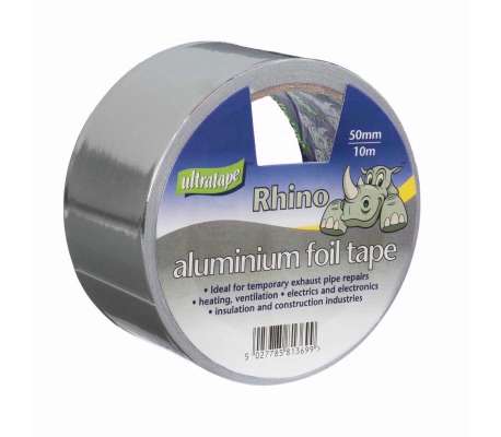 50MM X 10M ALUMINIUM TAPE ULTRA RHINO