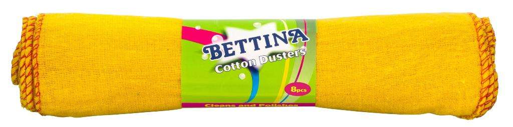 BETTINA 8 pc Yellow Duster 100% Cotton