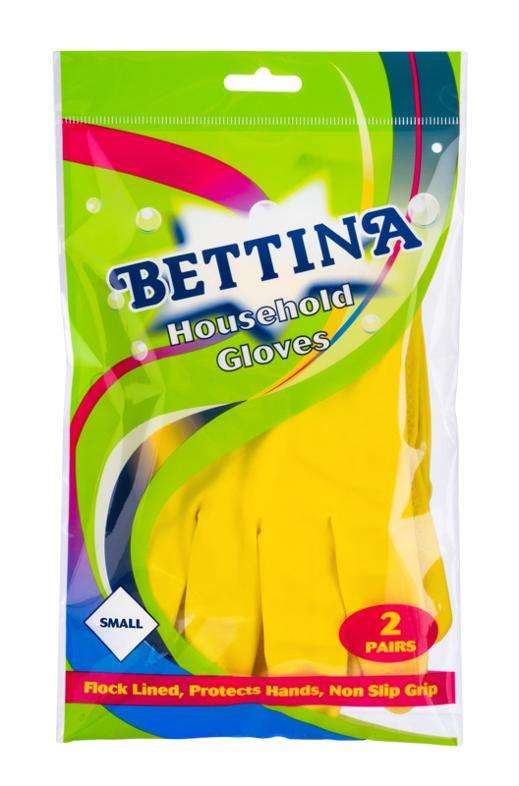 BETTINA SMALL SIZE REUSABLE HOUSEHOLD GLOVE (PACK OF 2 PAIRS)