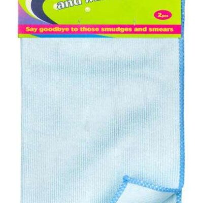 BETTINA 2pc Microfibre Window and Mirror Cloth