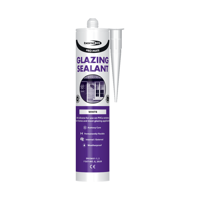Pro-Mate Low Modulus Acetoxy (LMA) Glazing Silicone Sealant