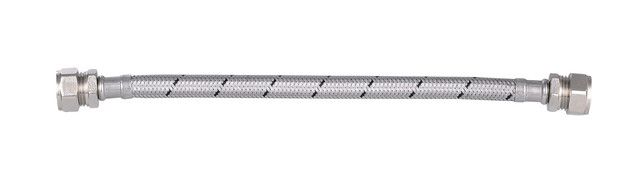 15mm x 15mm FLEXIBLE TAP CONNECTOR 500mm WRAS