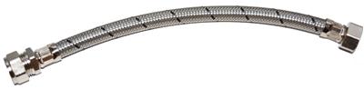 15mm x 1/2" FLEXIBLE TAP CONNECTOR 900mm WRAS