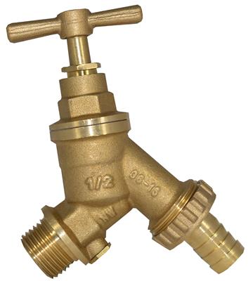 1/2" HOSE UNION BIBCOCK & DOUBLE CHECK VALVE