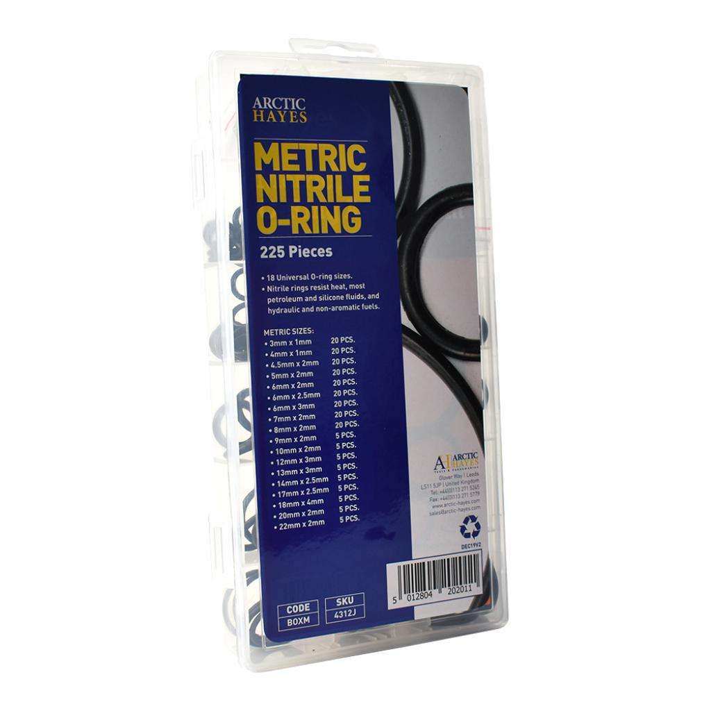 Arctic Hayes O-Ring Assortment Metric (225pc), BOXM