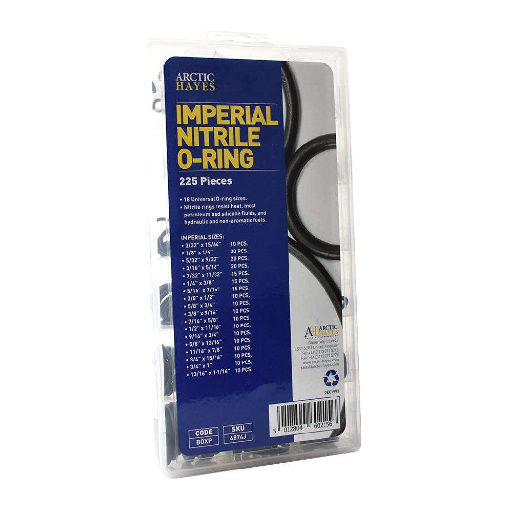 Arctic Hayes O-Ring Assortment Imperial (225pc), BOXP