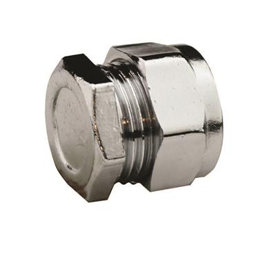 CHROME 15mm STOP ENDS