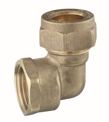 COMPRESSION 22mm x 3/4" ELBOWS FEMALE IRON