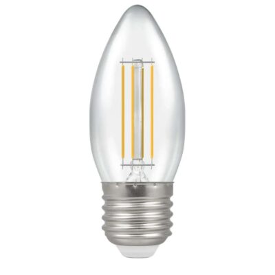 LED Candle Filament Clear 4.2W 2700K ES-E27