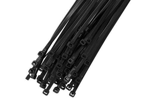 300 x 3.6mm Cable Ties BLACK (100)