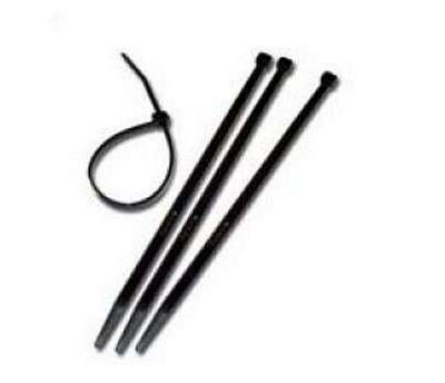 430mm X 4.8mm BLACK CABLE TIES (100)
