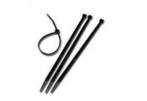 430mm X 4.8mm BLACK CABLE TIES (100)