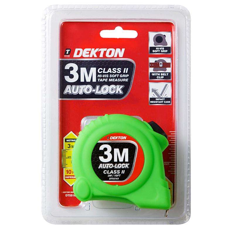 DEKTON HI VIS GREEN SOFT GRIP AUTOLOCK TAPE M, DT55161