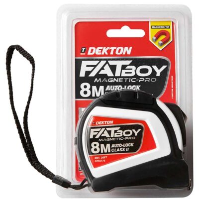 FATBOY MAGNET TAPE MEASURE 8M X 25MM, DT55175