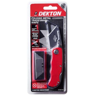 FOLDING METAL TRADESMAN KNIFE, DT60115