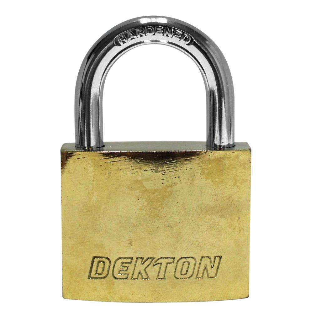 DEKTON 50MM TITANIUM PLATED IRON PADLOCK
