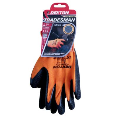 DEKTON TRADESMAN LATEX COATED WORKING GLOVES, SIZE - 9/L , DT70793