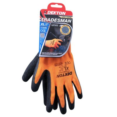 DEKTON TRADESMAN LATEX COATED WORKING GLOVES, SIZE - 10/XL , DT70794
