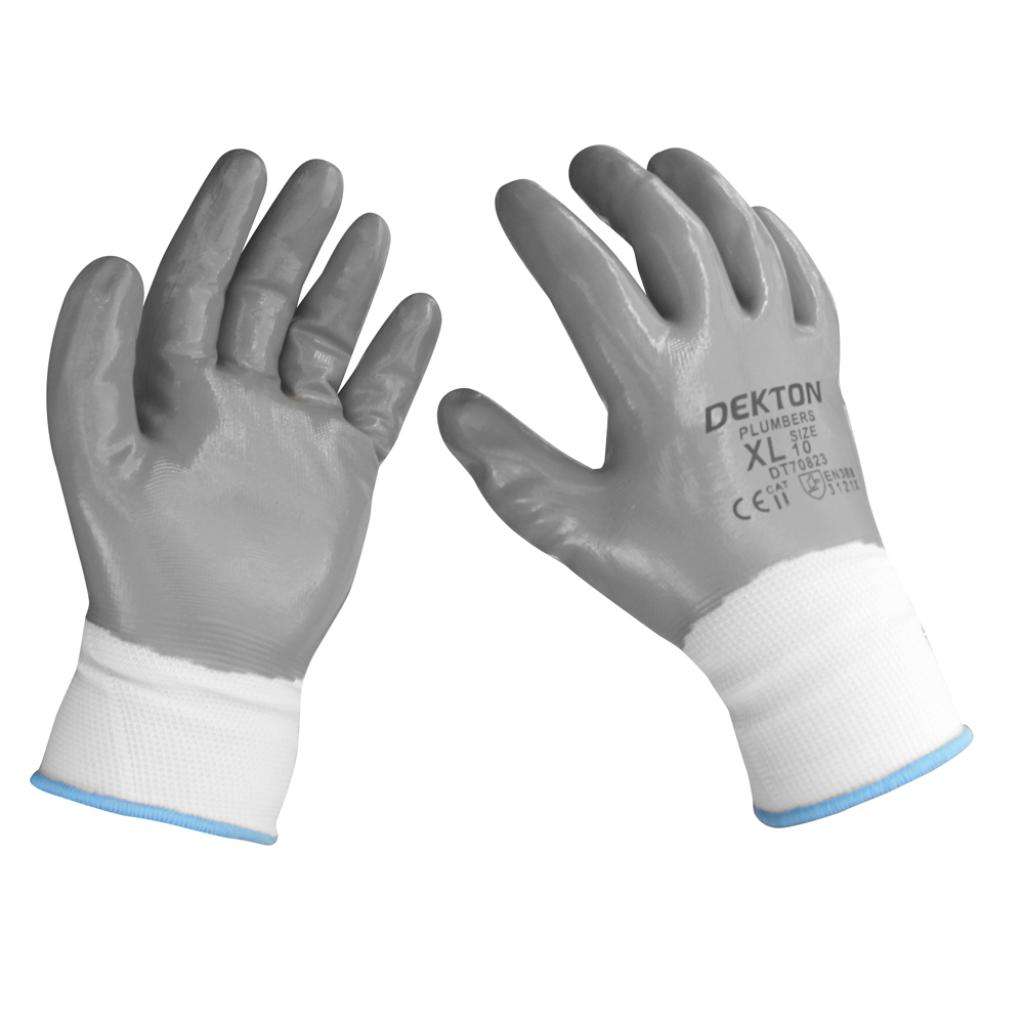 DEKTON PLUMBERS GLOVES SIZE 10/XL