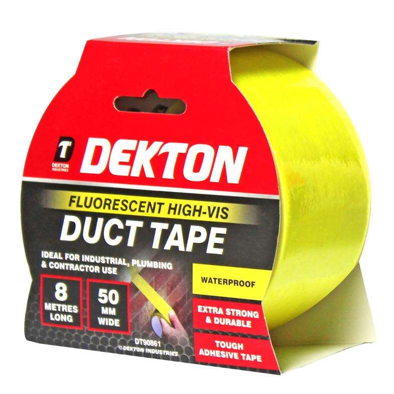 DEKTON FLUORESCENT YELLOW 50 MM X 8M HIGH VIS, DT90861