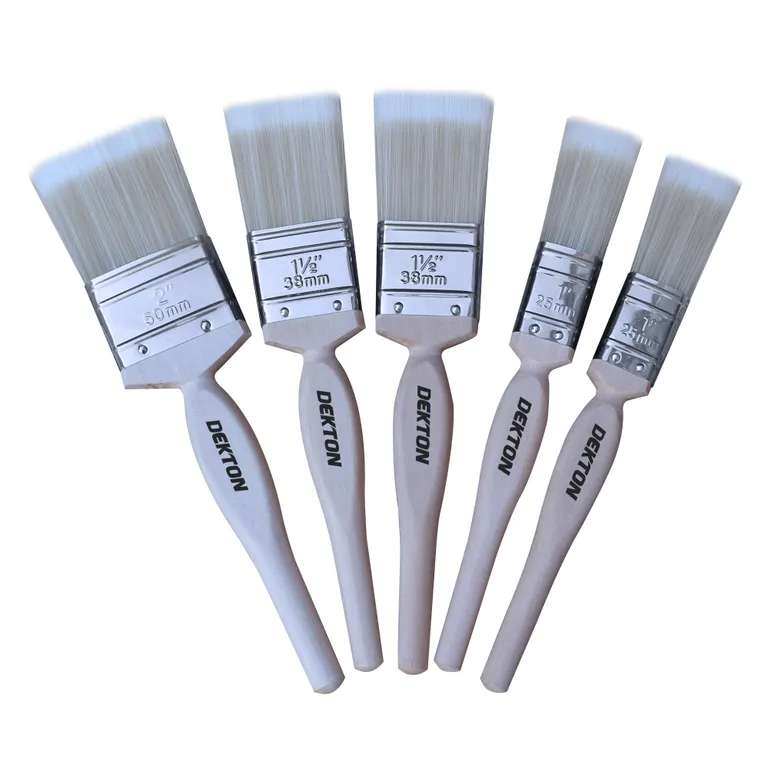 DEKTON 5PC PROFESSIONAL GRADE PAINTBRUSH SET, DT95838