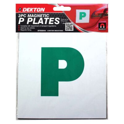 CAR MAGNETIC P PLATE 2 PACK, DT95944