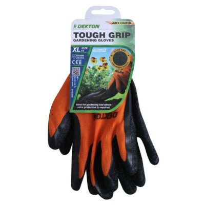 DEKTON GARDENING LATEX COATED GLOVES, SIZE - 10/XL , DTG1040