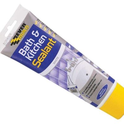 EVERBUILD BATH & KITCHEN SEALANT, WHITE, C2, EASI-SQUEEZE TUBE, 200ML