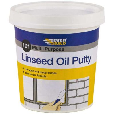 EVERBUILD 1 KG LINSEED OIL PUTTY, NATURAL COLOUR