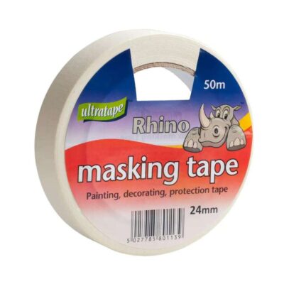 24MM X 50M GP MASKING TAPE "RHINO LABEL"