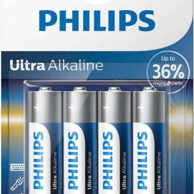 Philips Ultra Alkaline Battery AA (4 in a pack)