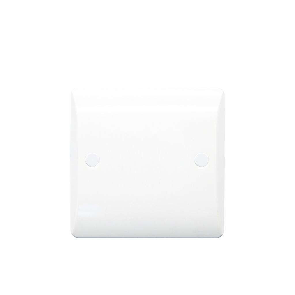 Slimline White 1G Blank Plate