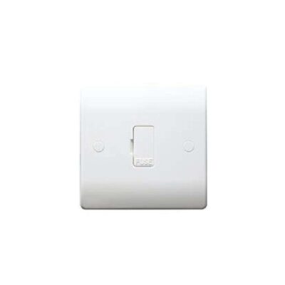 Slimline White 13A Unswitched Spur Fused Connection Unit