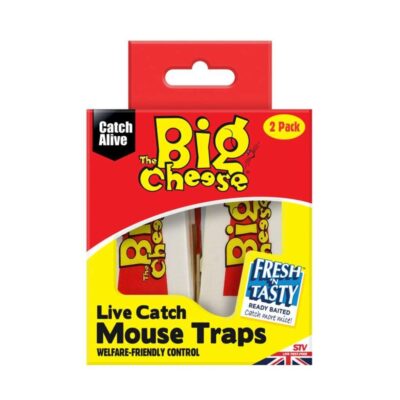 Big Cheese Live Catch - Mouse Traps - Twin-pack-STV155