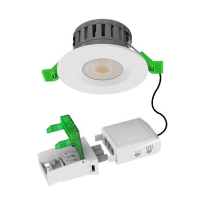 VT-DL0508 5W/8W LED FIRE RATED DOWNLIGHT CCT : 4 IN 1 DIMMABLE, 8, 830 65MM Cut out