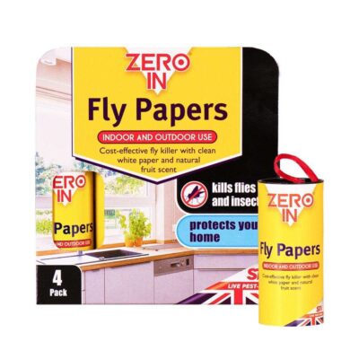 Zero In Fly Papers - 4 Pack-ZER015