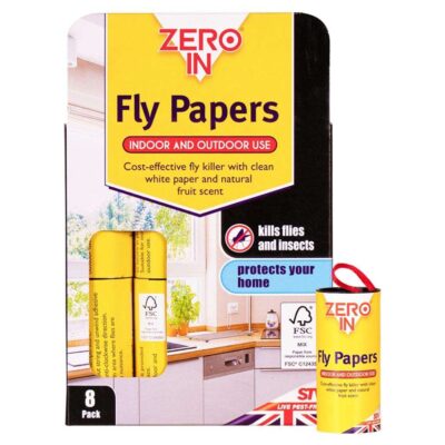 Zero In Fly Papers - 8 Pack-ZER878