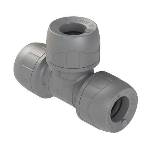 PB215 -15mm Polyplumb Equal Tee