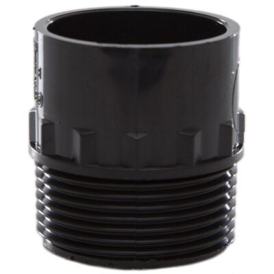 WS46B - 32mm Abs Adaptor - Male Iron Black