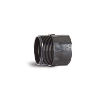 WS47B - 40mm Abs Adaptor - Male Iron Black