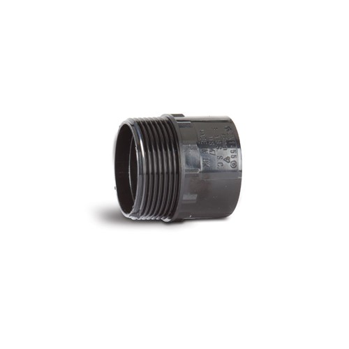WS47B - 40mm Abs Adaptor - Male Iron Black