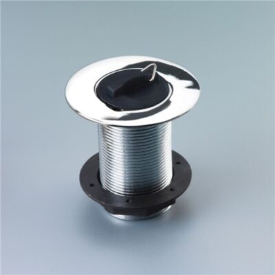 WSS23CP - Sink Waste with Black Plug - 1.1/2" - Unslotted - Chrome