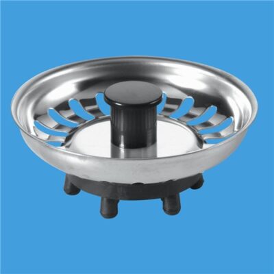 BSK-TOP Mca Basket Strainer Plug with Rubber Seal S/S