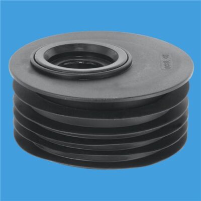 DC2-BLOS  Mca Drain Connector 4" x 1.25" & 1.5" Offset Reducer Black