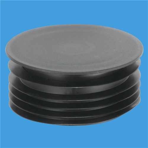 DC4-BL  Mca 4" Blank Cap Black